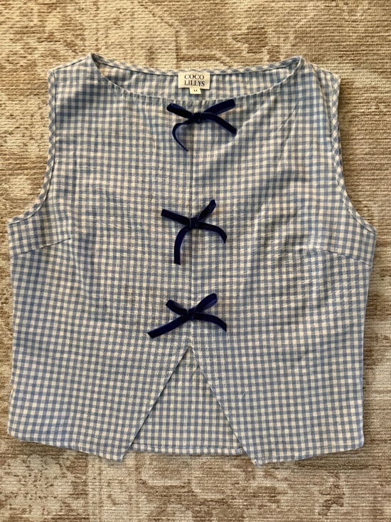 Cocolillys Tops - Cocolillys Penelope Top - Blue - Medium NWOT